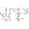 Смеситель OMOIKIRI AMAGASAKI-GB 4994362