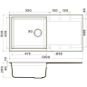 Мойка OMOIKIRI SAKAIME 100-GR Tetogranit/Leningrad grey 4993561