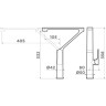 Смеситель OMOIKIRI TARA-LG-GM латунь/светлое золото/вороненая сталь 4994396